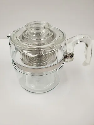 Buy Vintage Pyrex 6 Cup Percolator Coffee Pot  Never Used  • 81.96£