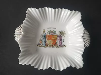 Buy Vintage The Foley China Edward Vll & Alexandra 1902 Coronation Dish, Rd380408 • 2.50£
