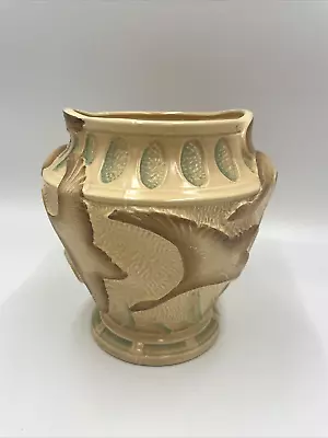 Buy Vintage Vase Burleigh Ware Burgess & Leigh Relief Moulded Geese Medium S5 • 15£