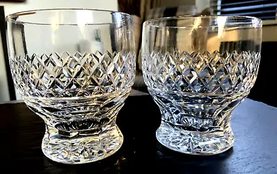 Buy Pair Of Heavy Crystal Diamond Cut Whiskey Glasses • 28£
