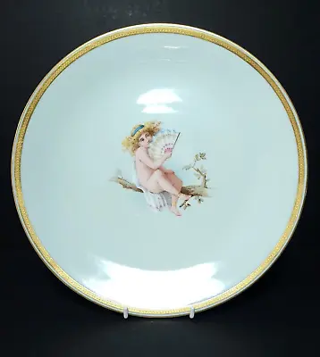 Buy MINTONS Cabinet Plate  Hand Painted Scene, Child On A Branch 24.cm Dia • 89£