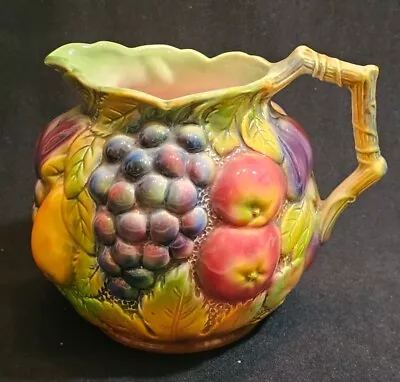 Buy A Vintage Mid 20thC Sylvac Pottery Jug Moulded With Fruit • 21.99£