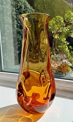 Buy Whitefriars Knobbly Vase 9845 Gold FLC • 49£
