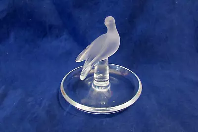 Buy Lalique France Crystal Dove Ring Trinket Dish • 65.36£