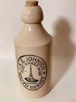 Buy Antique Pictorial Stoneware Ginger Beer  Bottle A E Johnson South Cerney Glouc • 24.95£