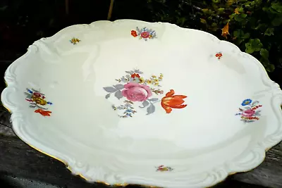 Buy Vintage Rosenthal Dish Centrepiece Large Porcelain Pompadour 1940's 33cm • 36.99£
