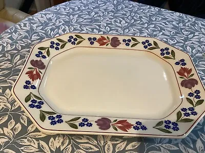 Buy Adams Old Colonial Oblong Plate Meat Platter Approx 13.75 X 10.75 Inch 35 X 27cm • 15£