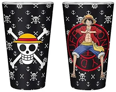Buy Official One Piece Luffy Large Tumbler Drinking Glass In Gift Box Aby • 12.95£