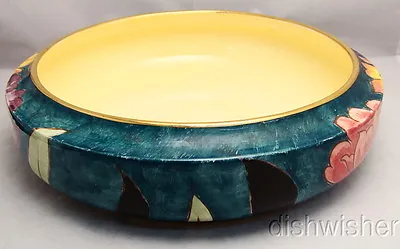 Buy Mappen & Webb Maling Style Pottery Hand Painted TULIP Serving Bowl 10  X 3  RARE • 58.49£