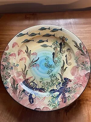 Buy Tain Pottery Scotland Shandwick Charger Plate  • 75£