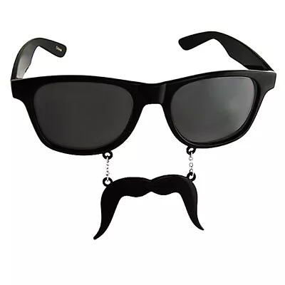 Buy Black Moustache Sunglasses Novelty Glasses Fun & Quirky Gift Fancy Dress Joke • 3.95£