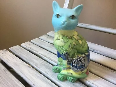 Buy Old Tuptton Ware Ceramic Hand Painted Cat. Lovely Condition. • 9.99£