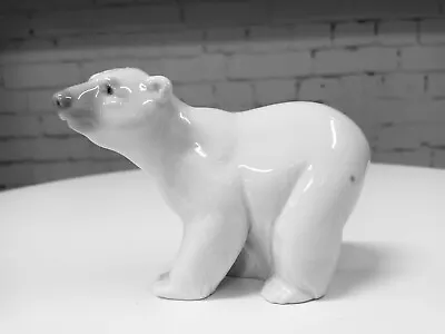 Buy Vintage LLADRO POLAR BEAR 1970’s Porcelain Figurine #1207 Attentive Bear Gift Ra • 70£