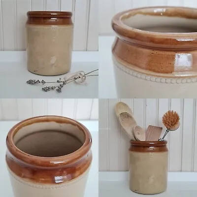 Buy Vintage Neutral Stoneware Jar - Storage/Display/Photo Prop - P&P Included  • 15.95£