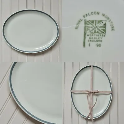 Buy Pair Of Vintage Ironstone Plates By Royal Falcon - Free P&P Included  • 15.95£