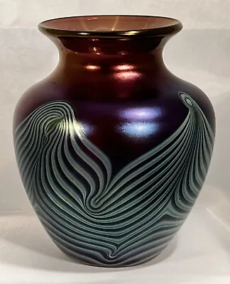 Buy Okra Glass Vase 1997 Founder Members Piece  • 70£