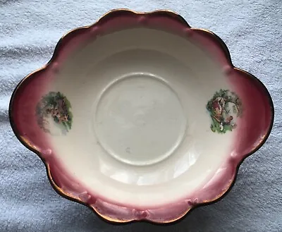 Buy Vintage KLM Staffordshire Fruit Bowl Good Used Condition • 9.95£