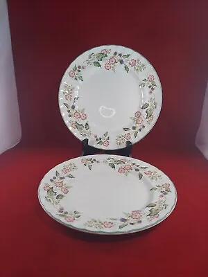 Buy Exclusivery From Bhs Victorian Rose 2 Dinner Plates 10 3/4   Made In Britain. • 28.82£