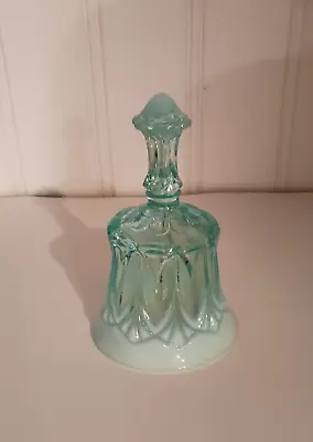 Buy Fenton Art Glass Bell Blue Opalescent • 28.92£