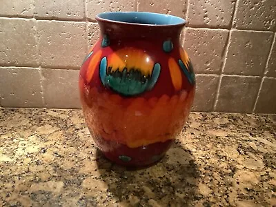 Buy Poole Pottery Volcano Large Classic Vase 25cm • 100£