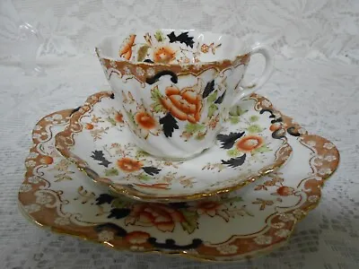 Buy Antique Paragon Porcelain China Tea Cup Saucer Side Plate Trio C1900-1919 • 35£