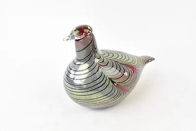Buy Oiva Toikka Pheasant Scandinavian Art Glass Ornament Bird Figurine Collectable  • 99.99£