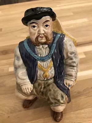 Buy 1940s Melba Ware Toby Jug Seated Henry VIII Hand Painted H Wain & Sons Ltd. • 10£