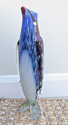 Buy Vintage Murano Glass Penguin Vase Mid Century MCM Sommerso Hand Blown • 45£