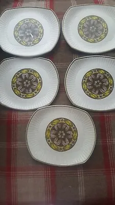 Buy  5 X SAXONY Stonecroft Evergreen  Plates Vintage English Ironstone Pottery Ltd • 30£