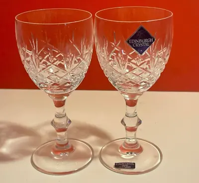 Buy Edinburgh Crystal Glencoe EDI 50 Wine Glasses Set Of 2 • 29.99£
