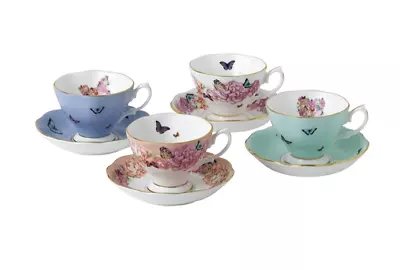 Buy Royal Albert Miranda Kerr Friendship Teacups & Saucer Set Of 4 New-Boxed • 275£