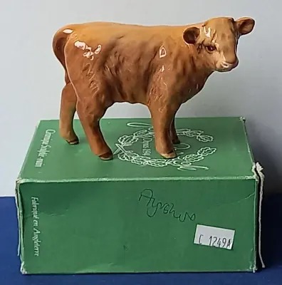 Buy Beswick Highland Calf 1827D In Tan And Brown Gloss - Boxed, Mint Condition • 35.67£