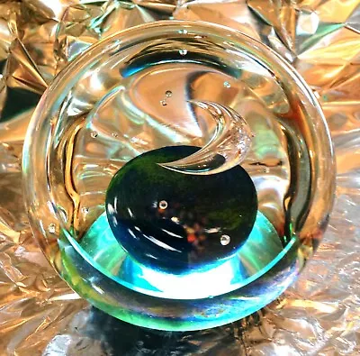 Buy Paperweight Caithness First Quarter 1312 / 1500 Limited Edition 715g 8.5cm Wide • 24.99£