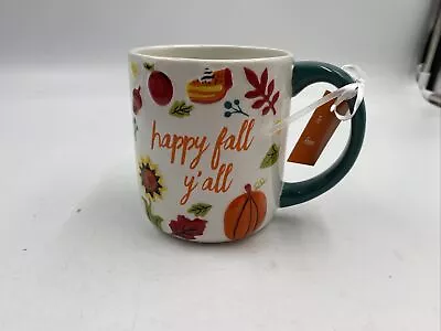 Buy Lang Design Ceramic 18oz 'Happy Fall Y’All' Coffee Mug BB01B02015 • 19.32£