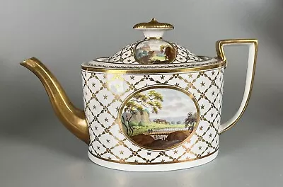 Buy Minton C1805 Teapot First Period. Pattern 150 Antique English Porcelain • 86.60£