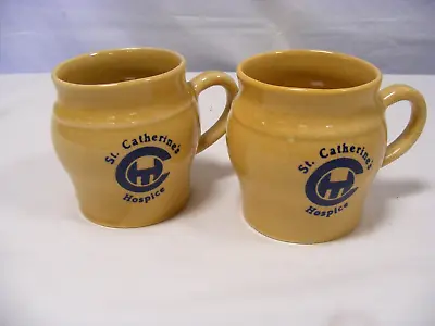 Buy Saint Catherine's Hospice X2 Vintage Mugs: Runtons Pottery Pickering • 10£