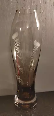 Buy Signed Caithness Smokey Art Glass Vase • 8£
