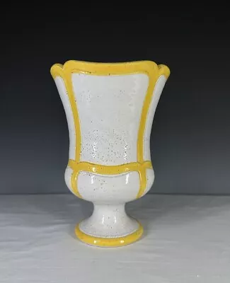 Buy Mid Century Bitossi Era Italian Art Pottery Jardiniere White And Yellow $900 • 232.86£