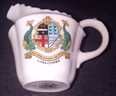Buy Crested Ware China * Ilfracombe Crest * Very Ornate Jug * Arcadian China * L@@K • 5.99£