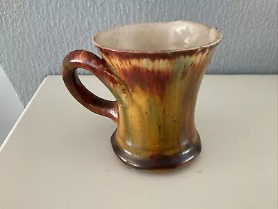 Buy Vintage Ewenny Pottery Wales Small Twisted Handle Brown 80mm  Jug Pitcher • 5.99£