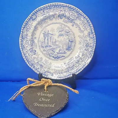 Buy J WILKINSON Antiquities * Blue & White LANDCAPE Salad Plate (9 ) Victorian VGC • 13.75£