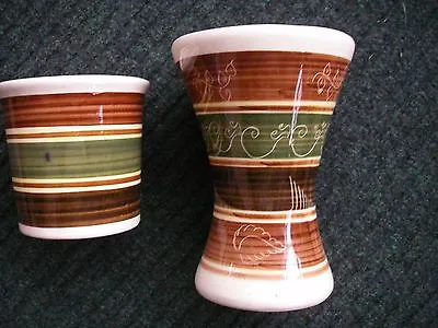 Buy Vintage Welsh Dragon Pottery Vase And Plant Pot Holder • 5.95£