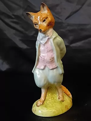 Buy *Royal Albert Beatrix Potter ' Foxy Whiskered Gentleman' Figurine. 1989. VGC. • 9.90£