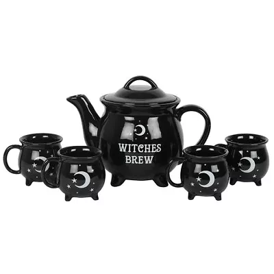 Buy Witches Brew Ceramic Cauldron Tea Set • 26.48£