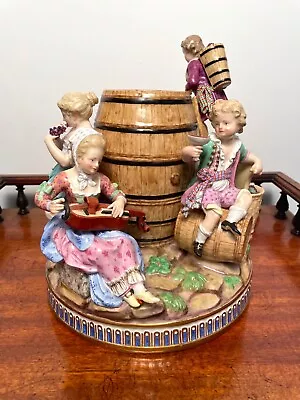 Buy Very Large Antique 19thc Meissen German Porcelain Figure Group • 600£