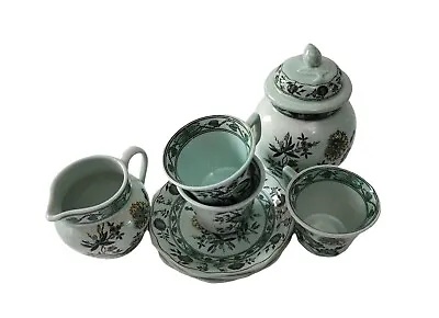 Buy Adams Calyx Ware  Chinese Garden Coffee Cups/Saucers/Plates/Jug/Sugar Bowls Vtg • 32£