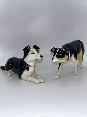 Buy BESWICK RARE “JESS & KATE” Border Collies Limited Edition Of 100 Pairs Perfect • 65£