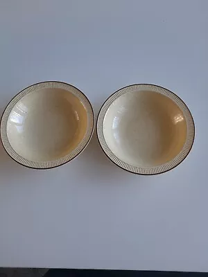 Buy Vintage Poole Pottery  Broadstone Cereal /soup/desert Bowls X 2 • 7.99£