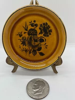Buy Lord Nelson Ware Small Dish/Coaster  -  Yellow And Black-Staffordshire • 14.17£
