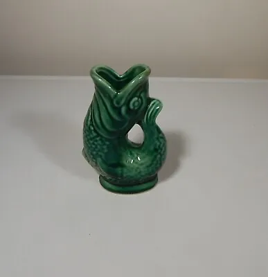 Buy Vintage Dartmouth Pottery Miniature Glug Jug - Green • 49.99£
